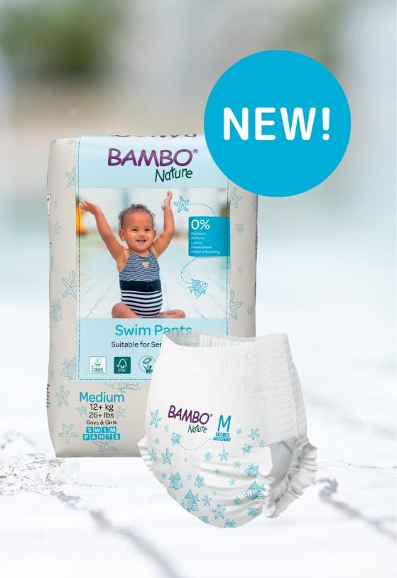BAMBO NATURE SWIM PANTS M 12KG+ *12PCS