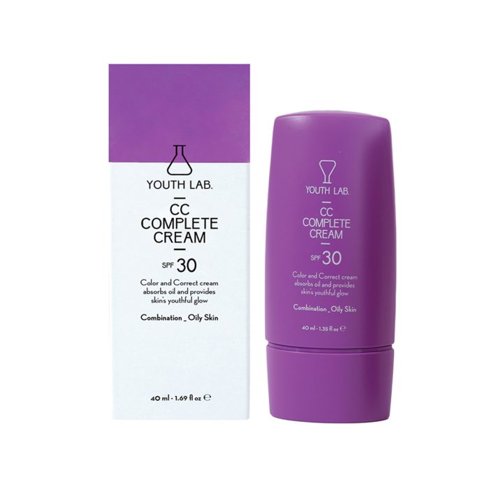 YouthLab - CC Complete Cream SPF 30 (për lëkura mikse-të yndyrshme)
